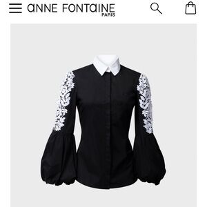 Anne Fontaine Laora shirt size 36